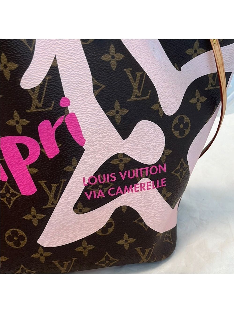Louis Vuitton Tahitienne Cities Capri Neverfull MM - Picture 5 of 15